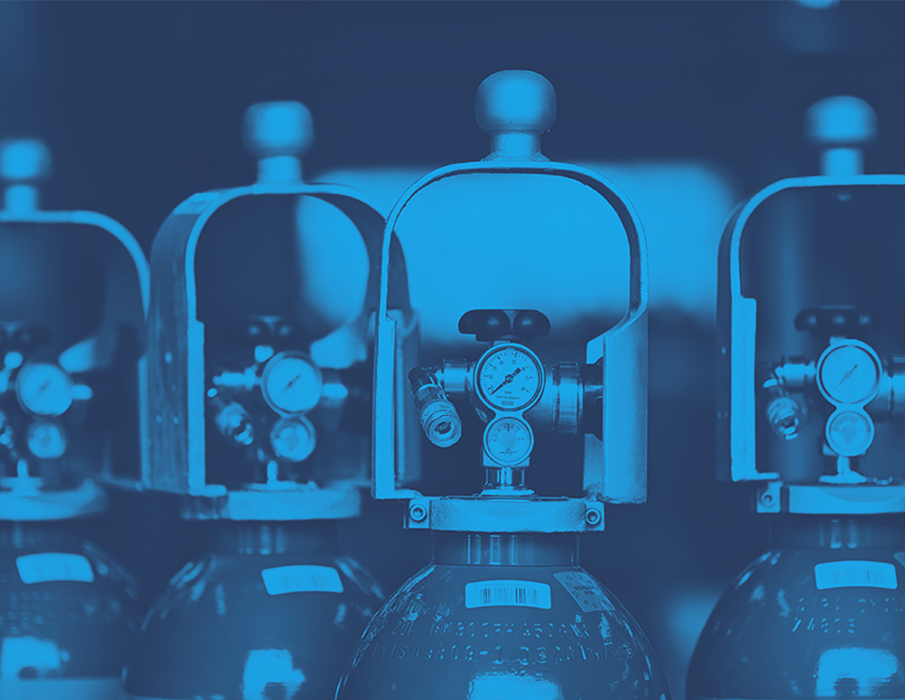 Acetylen gasflaske med kviktop reduktionsventil, lynkobling og beskyttelseshætte. Til maskineindustrien